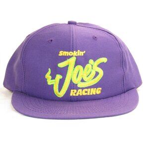 Smokin’ Joe’s Racing Snapback Hat Made in USA RJR Souvenir Store Vintage NOS